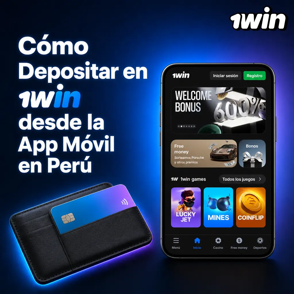 Cómo Depositar en 1win desde la App Móvil en Perú