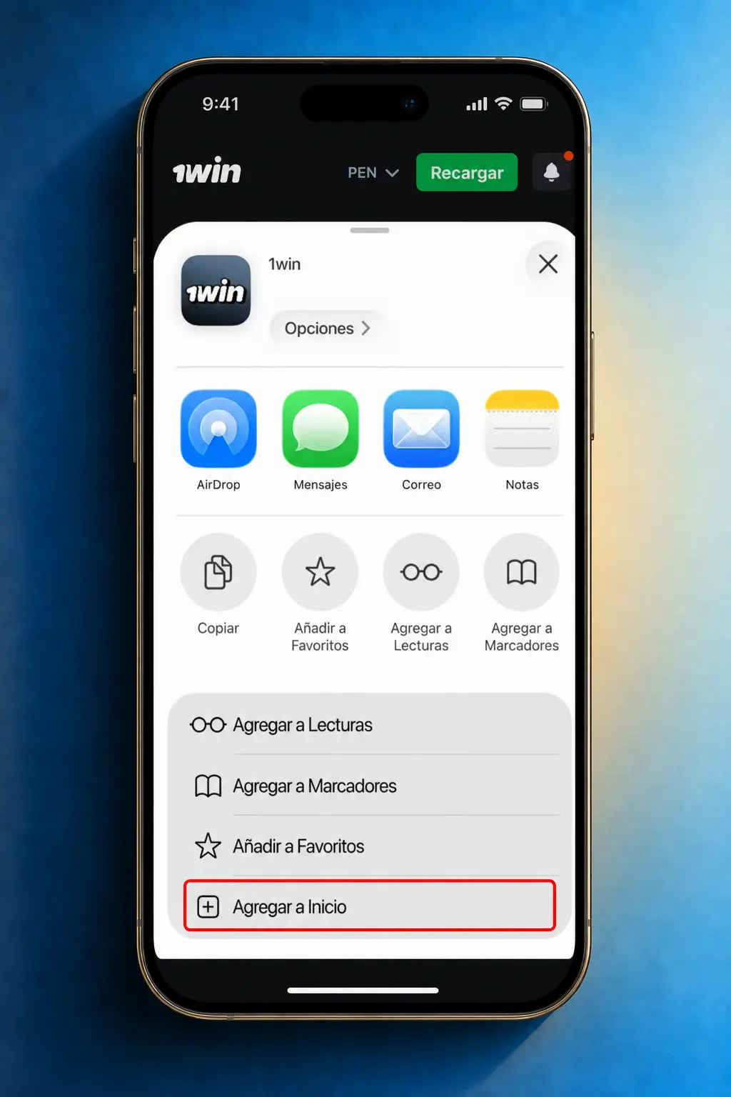 Cómo Descargar e Instalar la App 1win para iOS